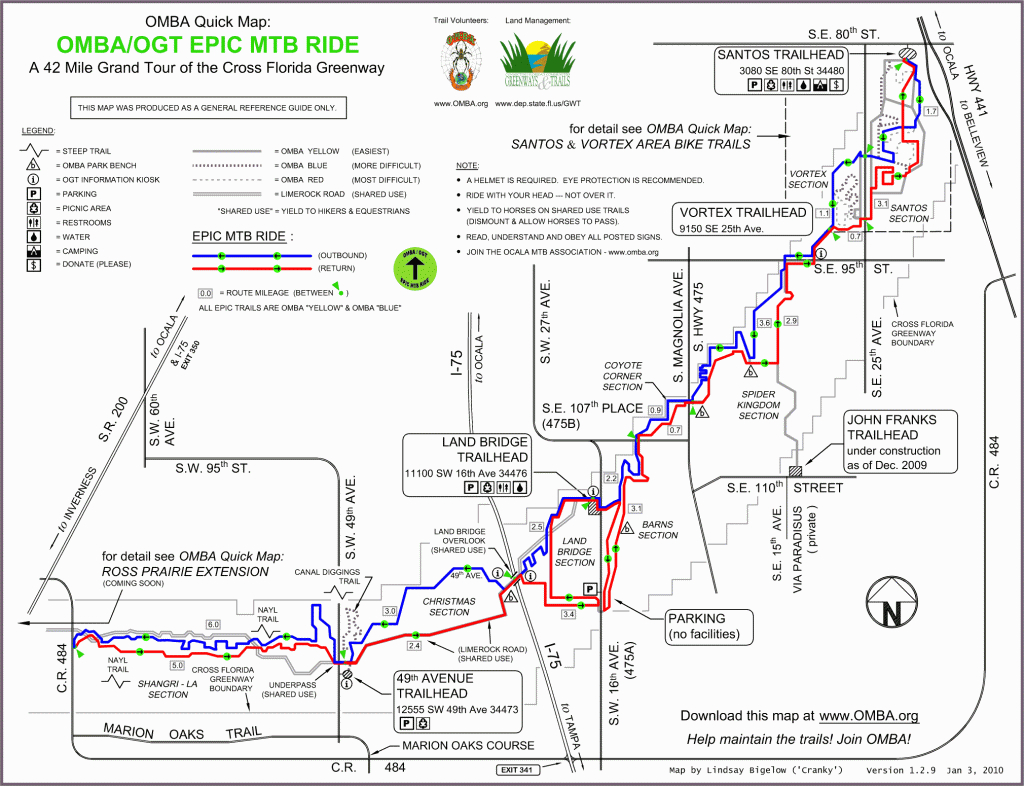 Maps - Florida Greenways And Trails Map