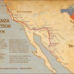Maps   Juan Bautista De Anza National Historic Trail (U.s. National   California Trail Map