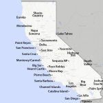 Maps Of California   Created For Visitors And Travelers   Map Of Central And Southern California Coast