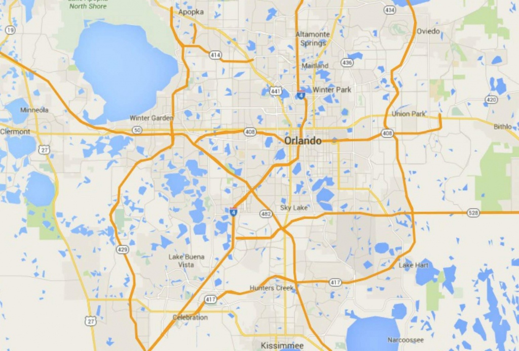 Maps Of Florida: Orlando, Tampa, Miami, Keys, And More - Google Maps Clermont Florida