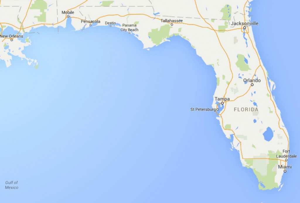 Maps Of Florida: Orlando, Tampa, Miami, Keys, And More - Google Maps Florida Gulf Coast