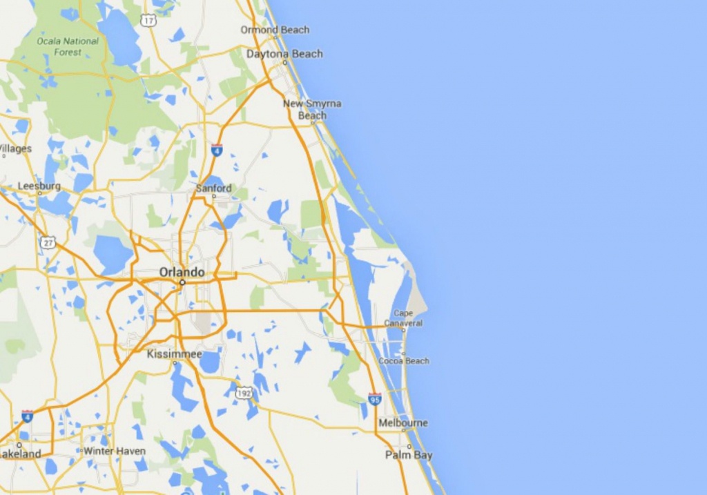 Google Maps Melbourne Florida Free Printable Maps   Maps Of Florida Orlando Tampa Miami Keys And More Google Maps Melbourne Florida 