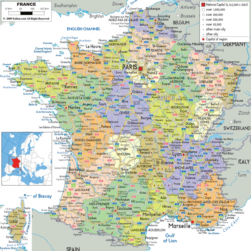 Printable Road Map Of France Free Printable Maps