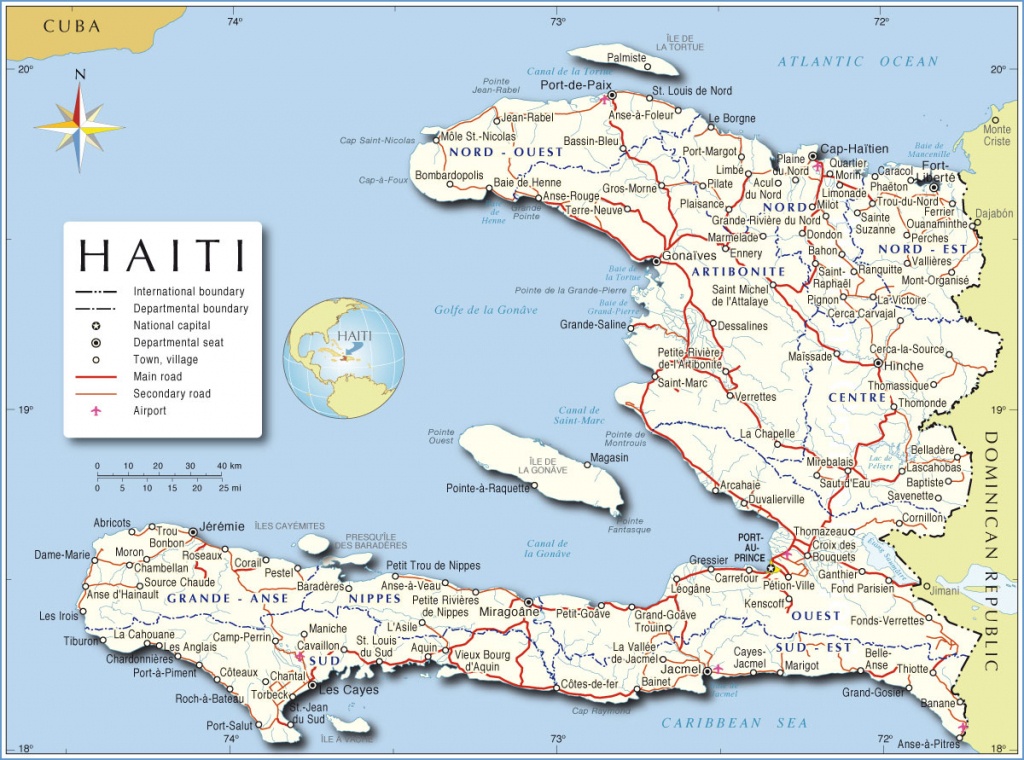 Printable Map Of Haiti | Free Printable Maps