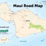 Maps Of Maui Hawaii   Maui Road Map Printable