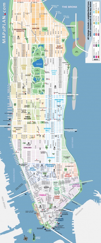 Maps Of New York Top Tourist Attractions - Free, Printable - Printable Aerial Maps