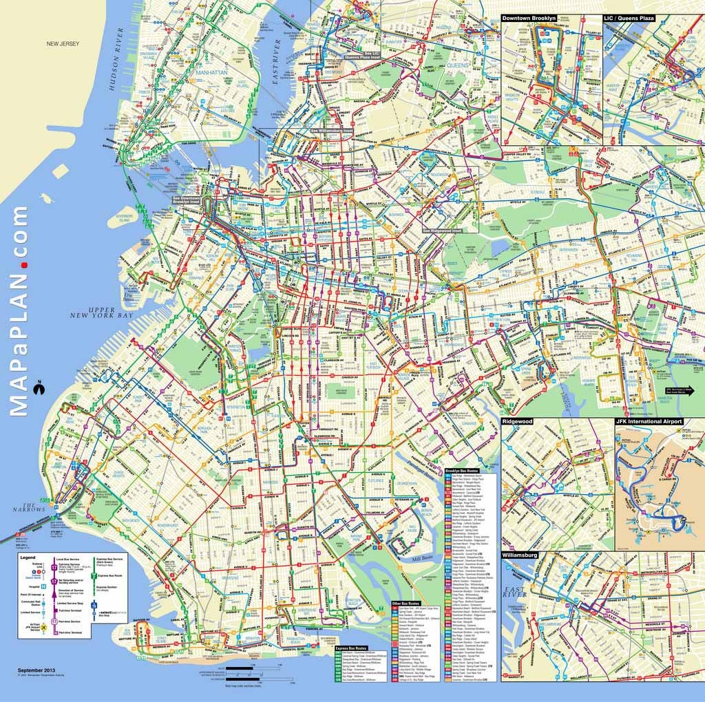 Maps Of New York Top Tourist Attractions - Free, Printable - Printable Map Of Brooklyn