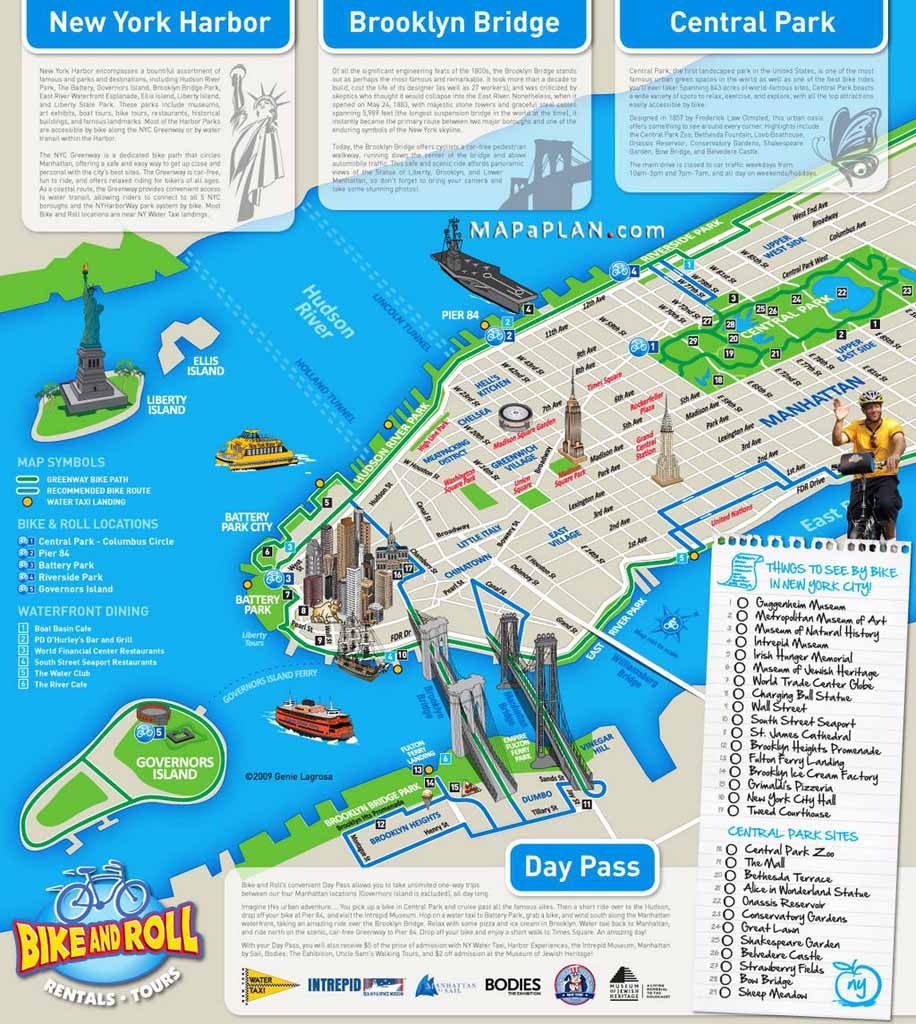 Maps Of New York Top Tourist Attractions - Free, Printable - Printable Map Of Nyc Tourist Attractions
