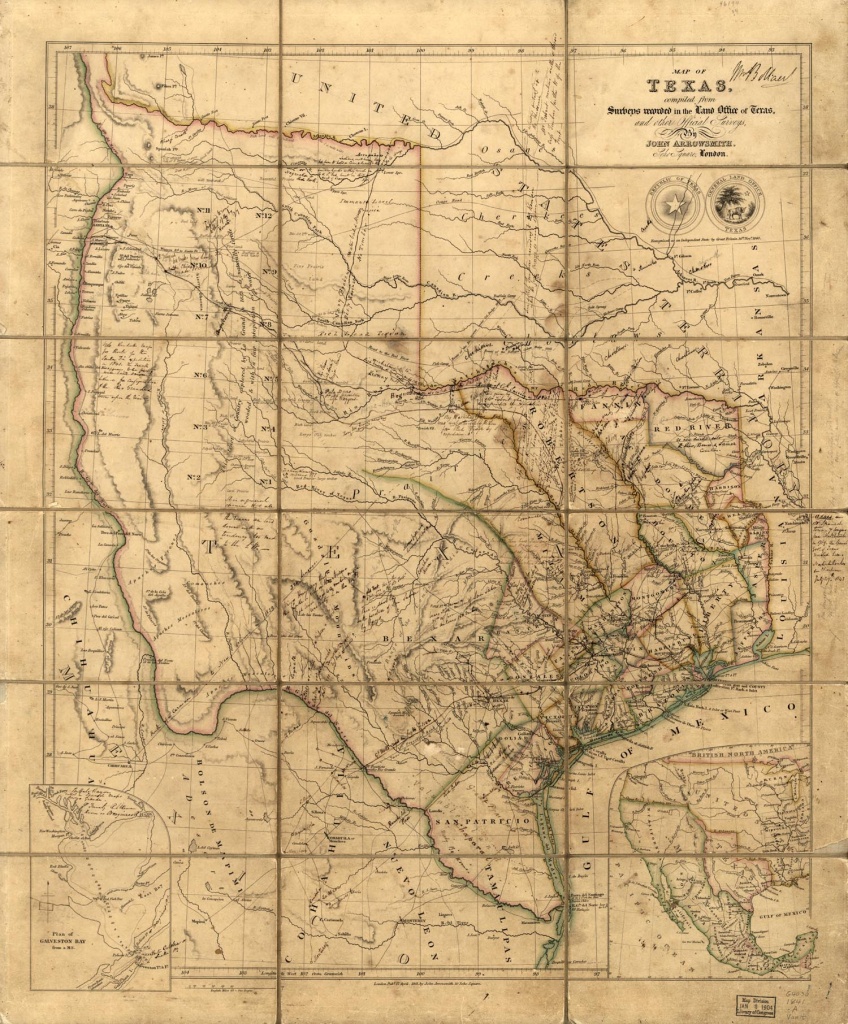 Maps Of The Republic Of Texas - Republic Of Texas Map Overlay