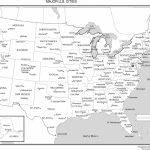 Maps Of The United States   Printable Us Map With Major Cities