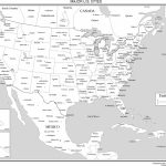 Maps Of The United States   Us Map With Scale Printable