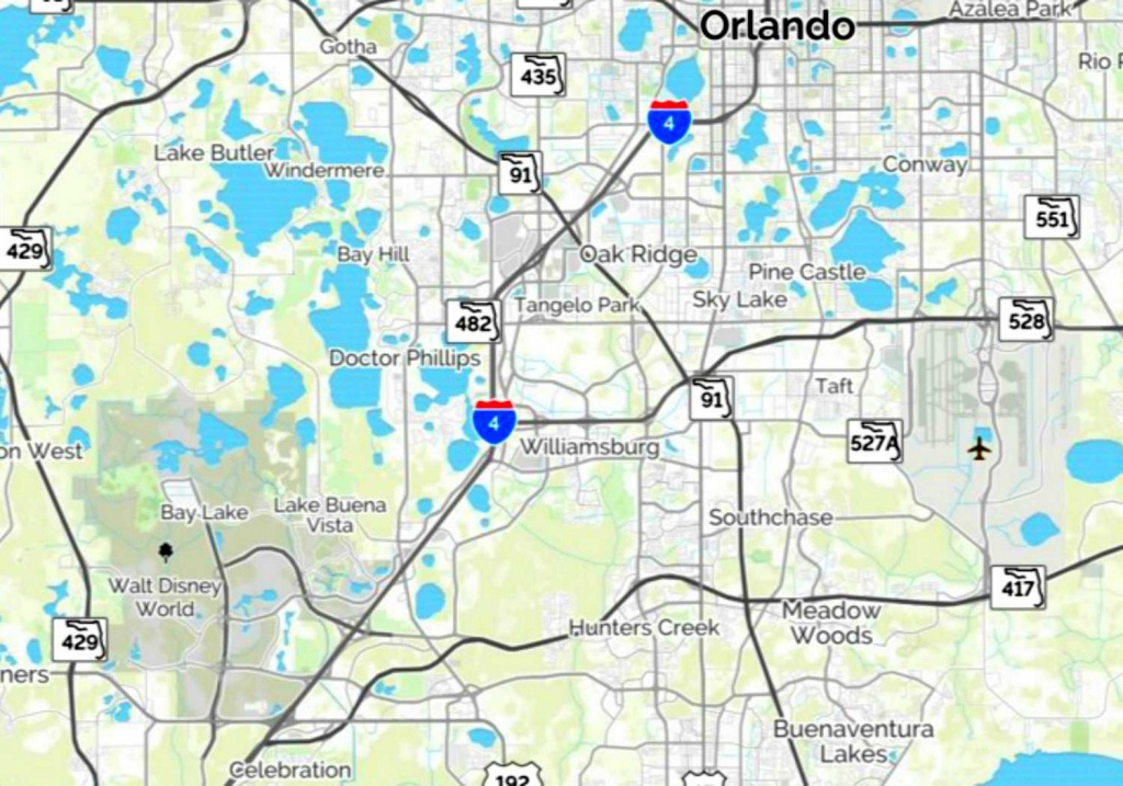 Maps Of Walt Disney World&amp;#039;s Parks And Resorts - Orlando Florida Parks Map