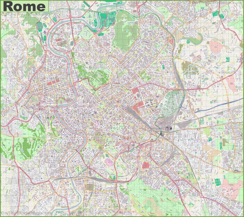 Maps. Street Map Of Rome Italy - Diamant-Ltd - Street Map Rome City Centre Printable
