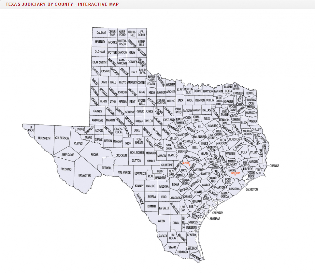 Maps &amp;amp; Texas Courts Generally - Texas Courts And Court Rules - Rule Texas Map