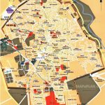 Marrakech Map   Central Inner City Must See Places & Main Landmarks   Marrakech Tourist Map Printable