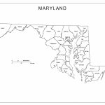 Maryland Labeled Map   Printable Map Of Maryland