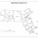Massachusetts Labeled Map   Printable Map Of New England