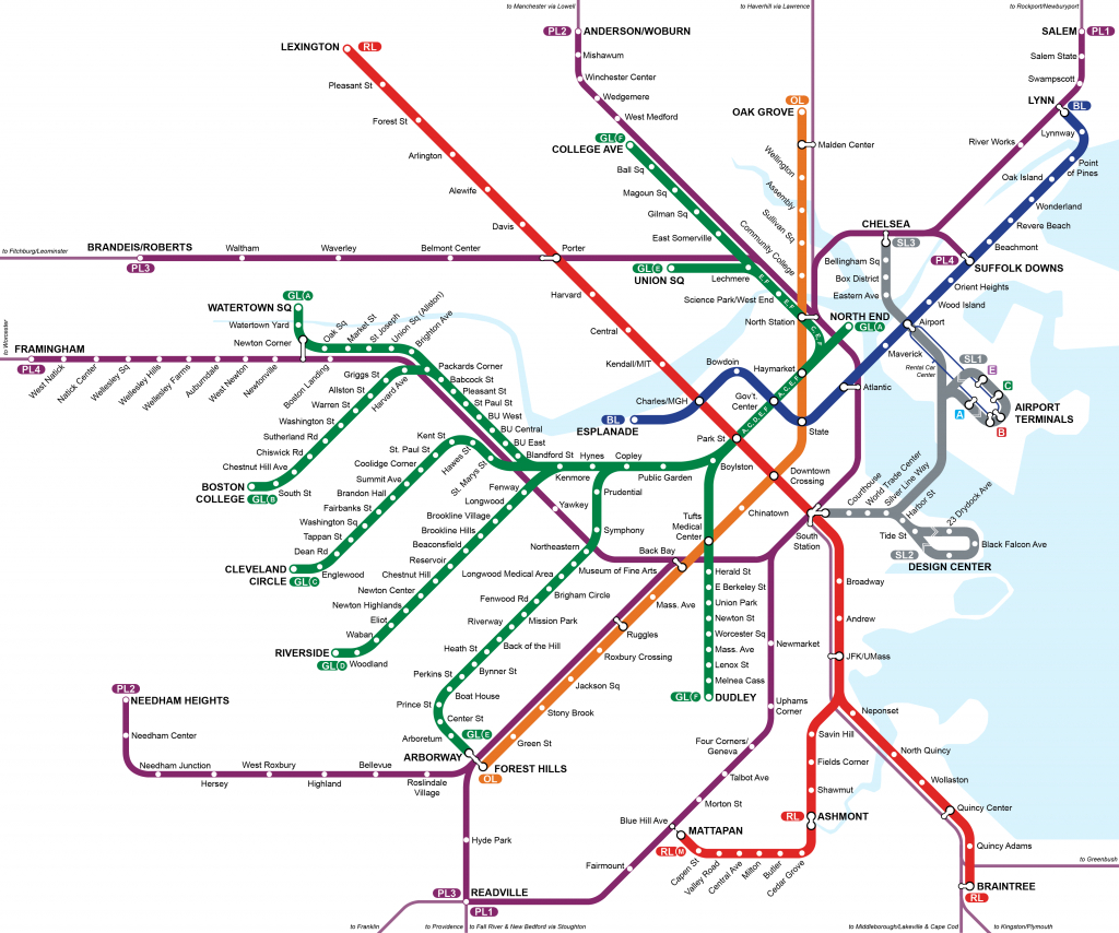 Mbta Subway Map (99+ Images In Collection) Page 3 - Mbta Subway Map Printable