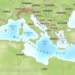 Mediterranean Map   Mediterranean Map Printable