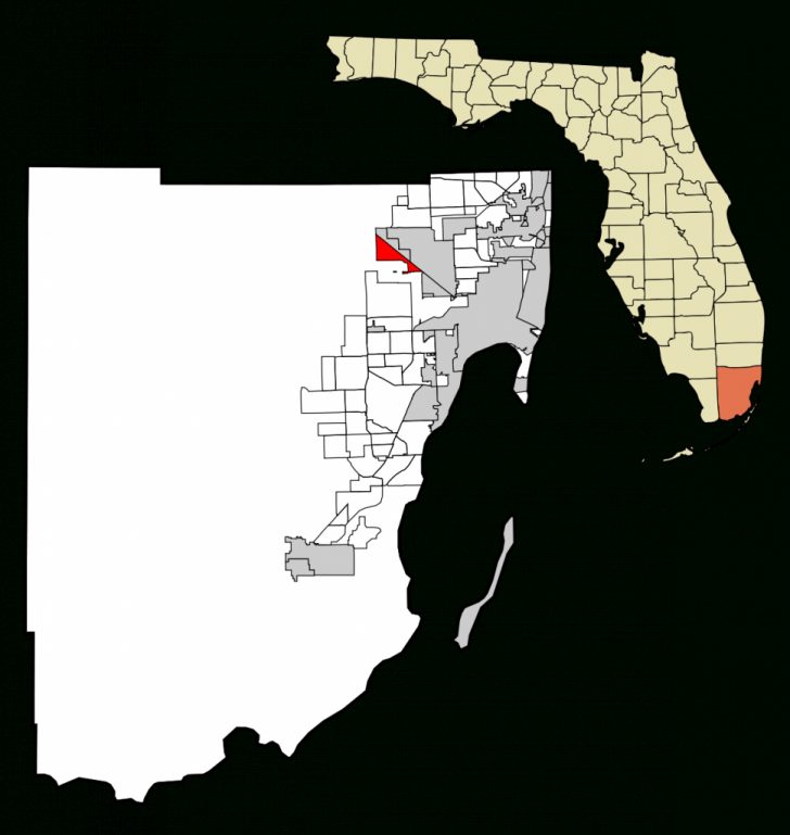 Medley Florida Map