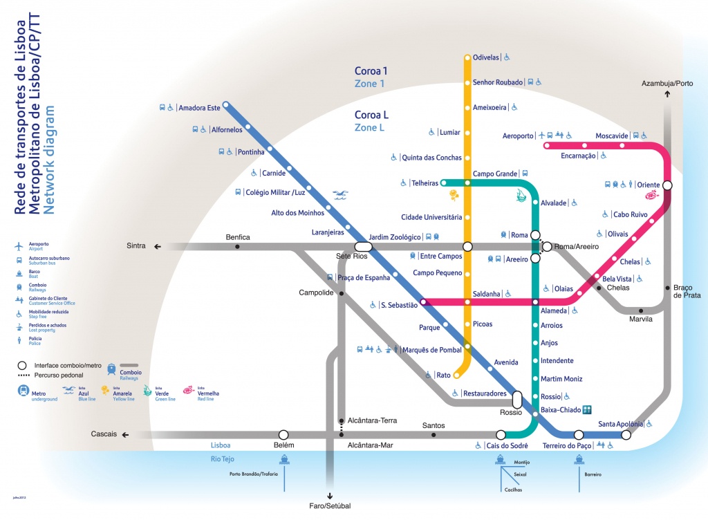 Metro Map Lisbon And Travel Information | Download Free Metro Map Lisbon - Lisbon Metro Map Printable