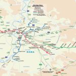 Metro Map Of Rome   Johomaps   Printable Rome Metro Map