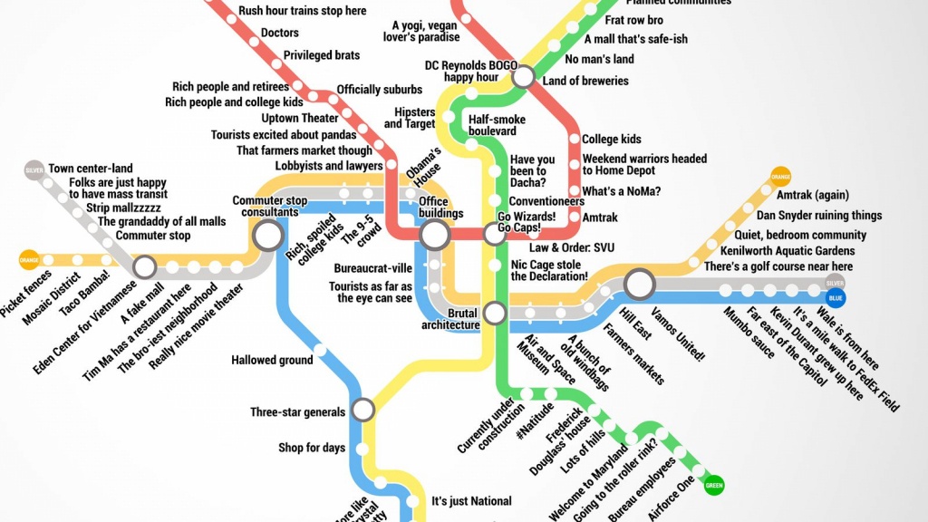 Printable Dc Metro Map Free Printable Maps