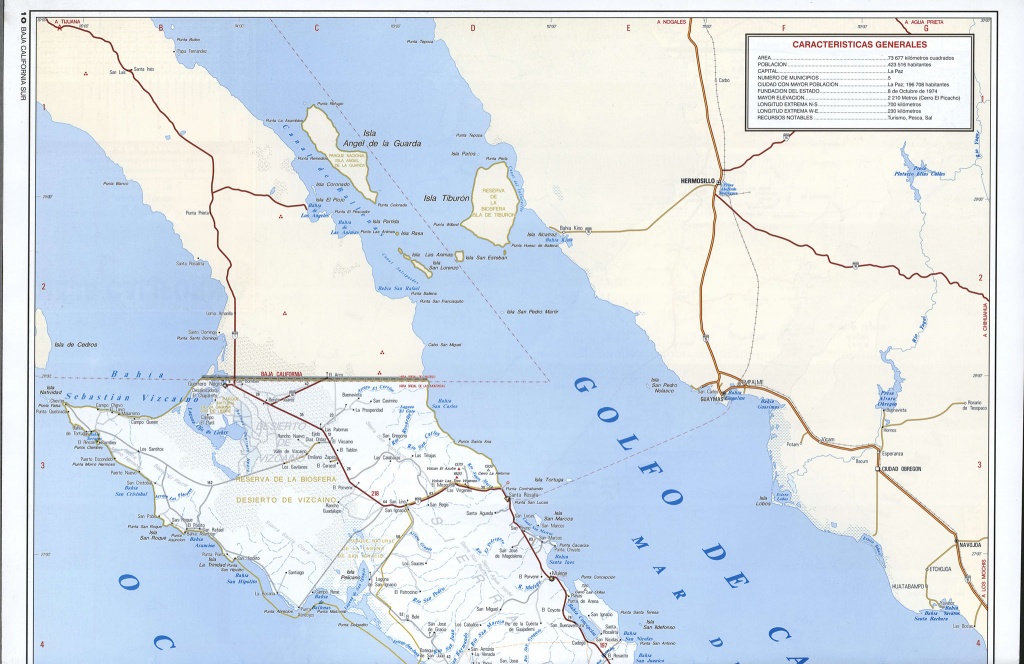 Mex Trend Baja Mexico Road Map - Diamant-Ltd - Baja California Road Map