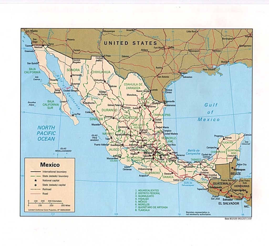 Mexico Maps - Perry-Castañeda Map Collection - Ut Library Online - Atlanta Texas Map