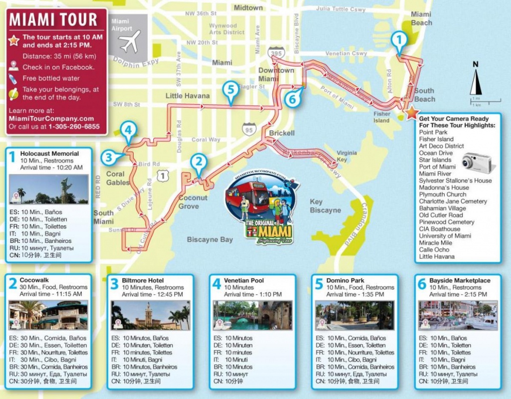 Miami Attractions Map - Miami Tourist Attractions Map (Florida - Usa) - Florida Attractions Map