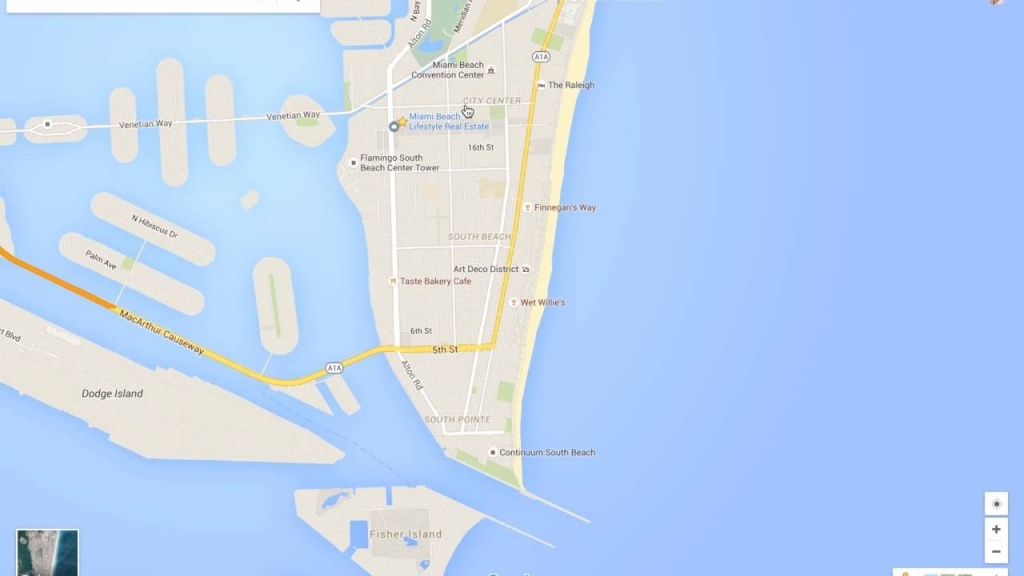 Miami Beach Neighborhood Tour &amp;amp; Google Maps Walkthru - Youtube - Google Maps Miami Florida