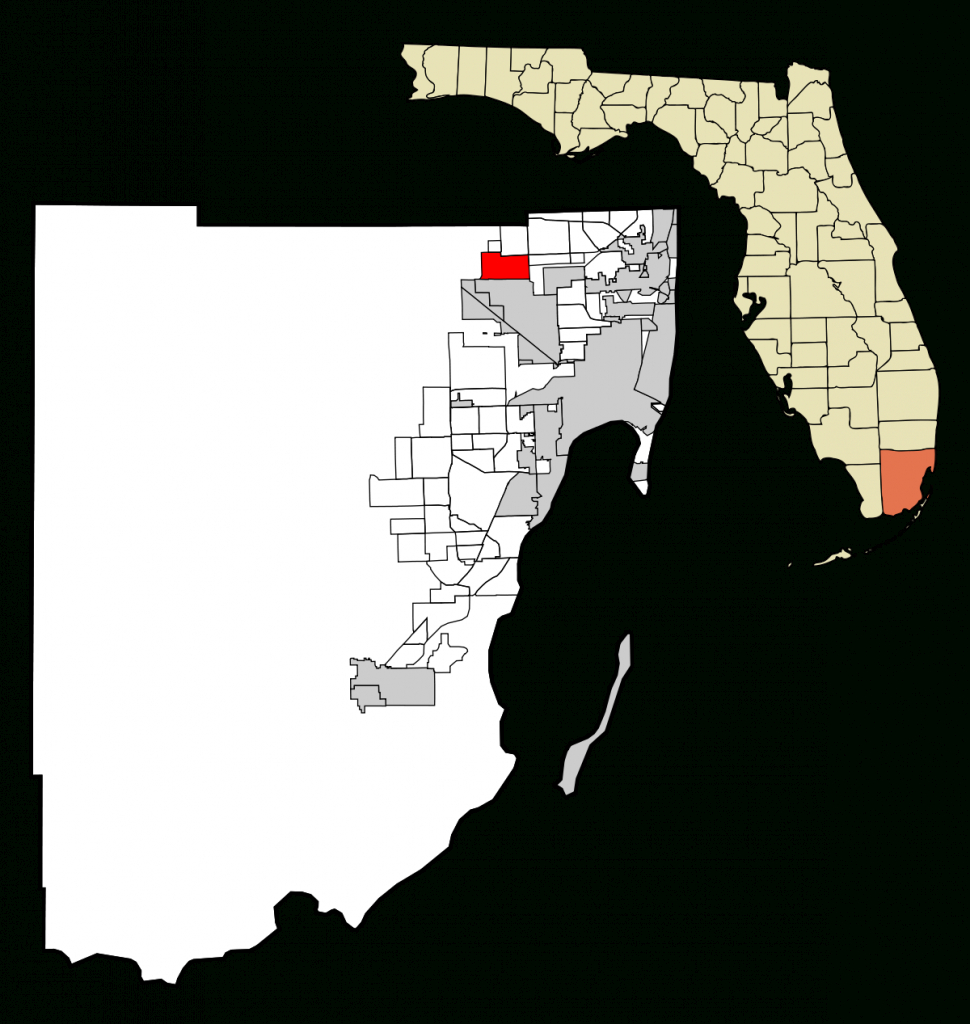 Miami Lakes, Florida - Wikipedia - Lauderdale Lakes Florida Map
