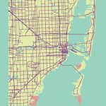 Miami, Usa Map Printrae Nordico #map #miami #florida | City Maps – Miami City Map Printable
