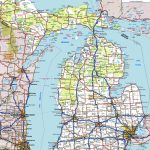 Michigan Road Map   Printable Map Of Michigan