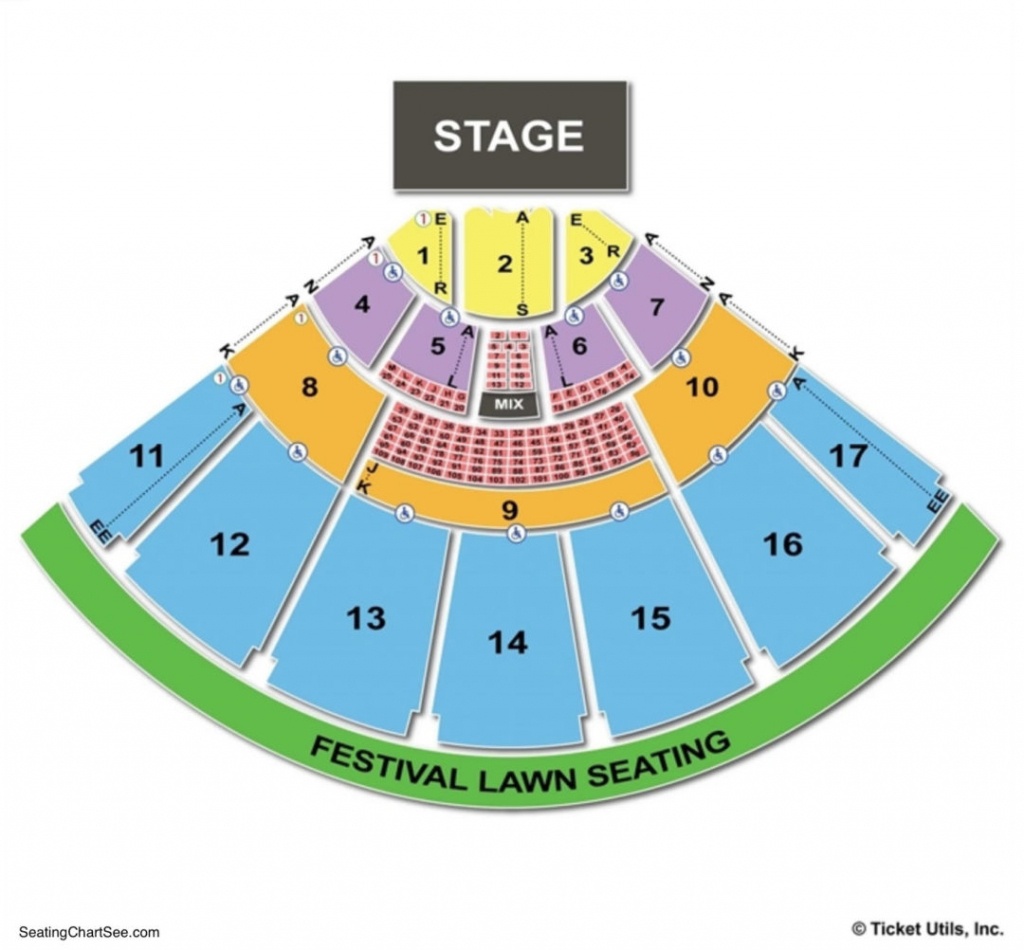 Midflorida Credit Union Amphitheatre Seating Chart | Seating Charts - Mid Florida Amphitheater Parking Map