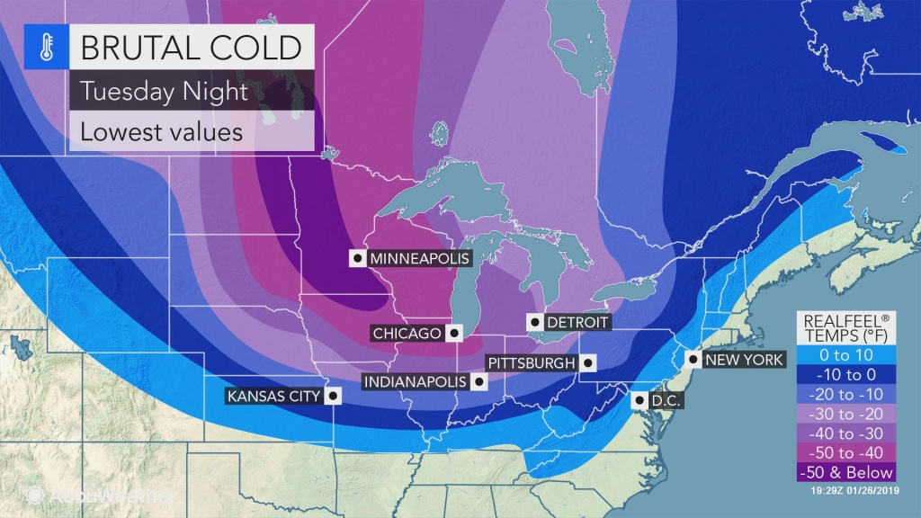 Midwestern Us Braces For Coldest Weather In Years As Polar Vortex - South Florida Radar Map