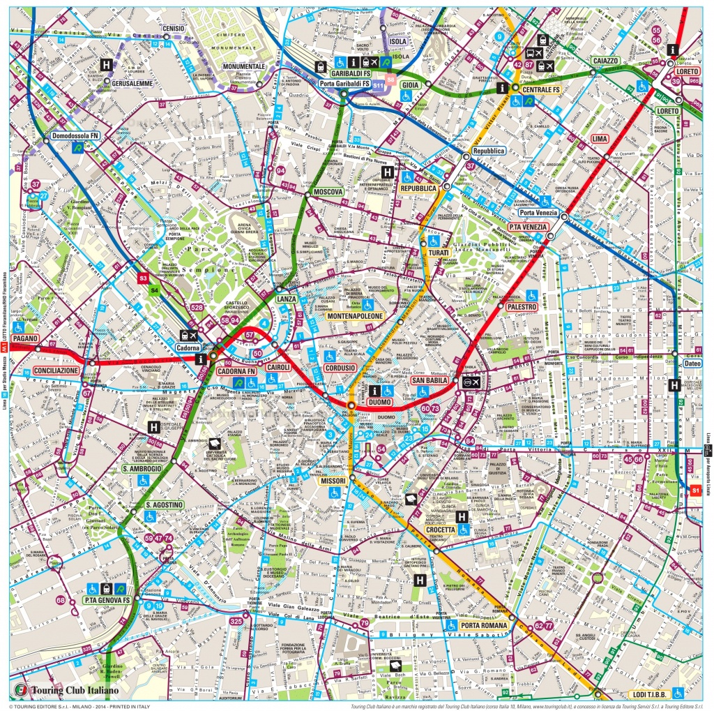 Milan Maps | Italy | Maps Of Milan (Milano) - Printable Map Of Milan
