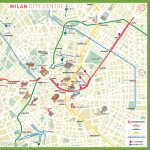 Milan Tourist Attractions Map   Printable Map Of Milan City Centre