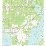 Milton South Topographic Map, Fl   Usgs Topo Quad 30087E1   South Florida Topographic Map