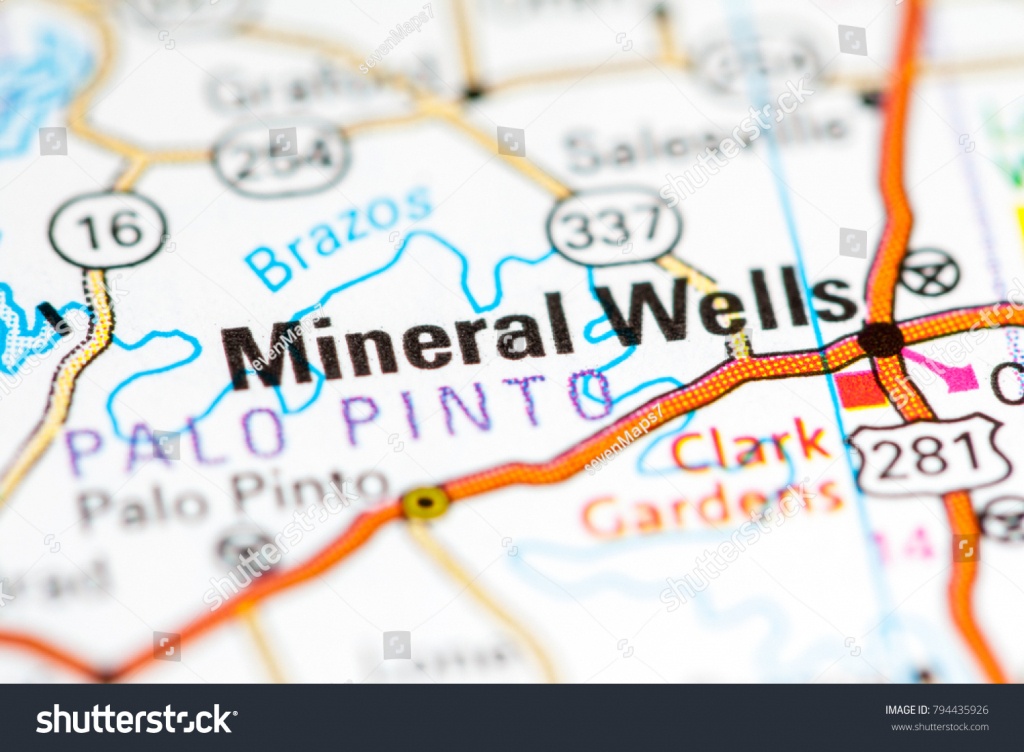 Mineral Wells Texas Usa On Map Stock Photo Edit Now 794435926 Mineral Wells Texas Map 