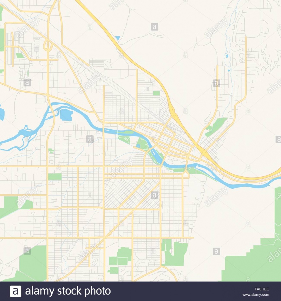 Missoula Montana City Stock Photos &amp;amp; Missoula Montana City Stock - Printable Missoula Map