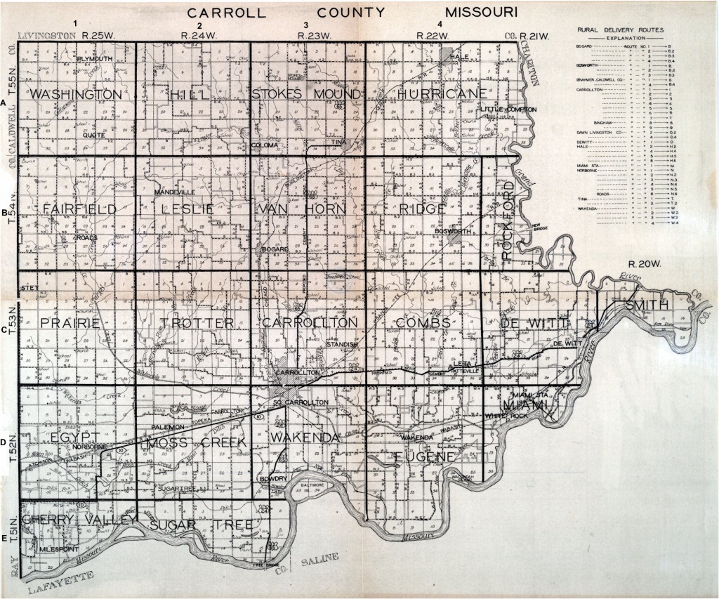 Texas County Missouri Plat Map Free Printable Maps 5417