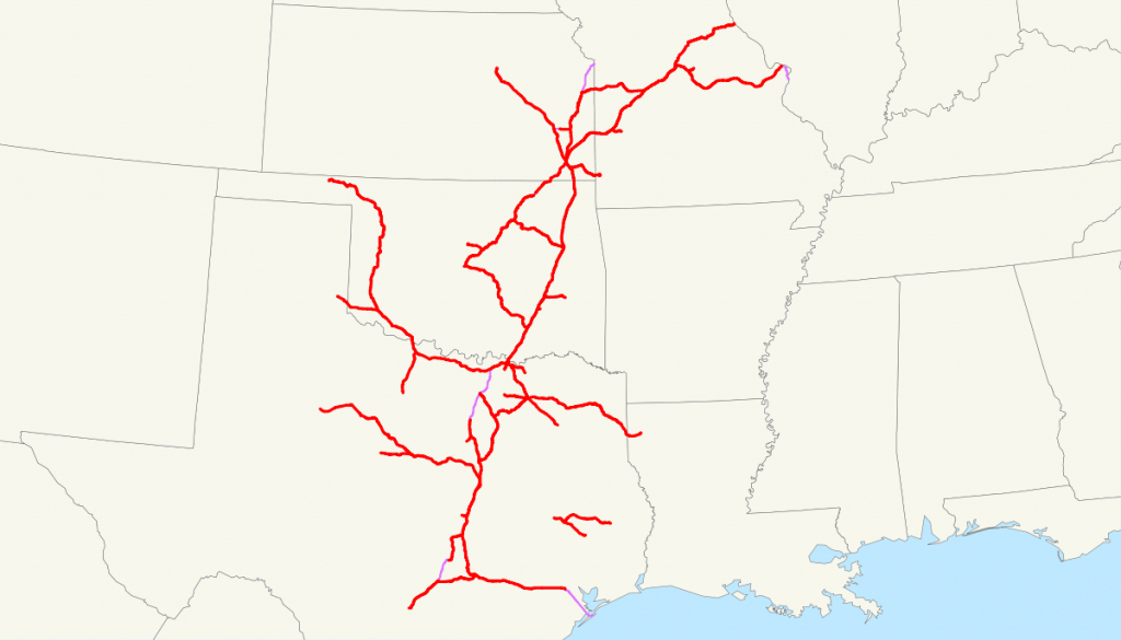 Missouri–Kansas–Texas Railroad - Wikipedia - Katy Texas Map