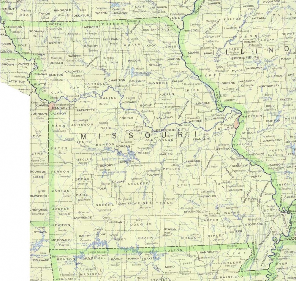 Missouri Maps - Perry-Castañeda Map Collection - Ut Library Online - Texas County Mo Property Map