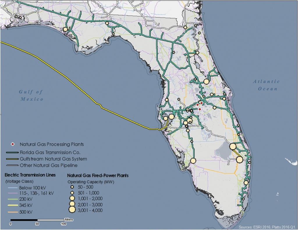 Modeling Electric Power And Natural Gas System Interdependencies - Gas Availability Map Florida