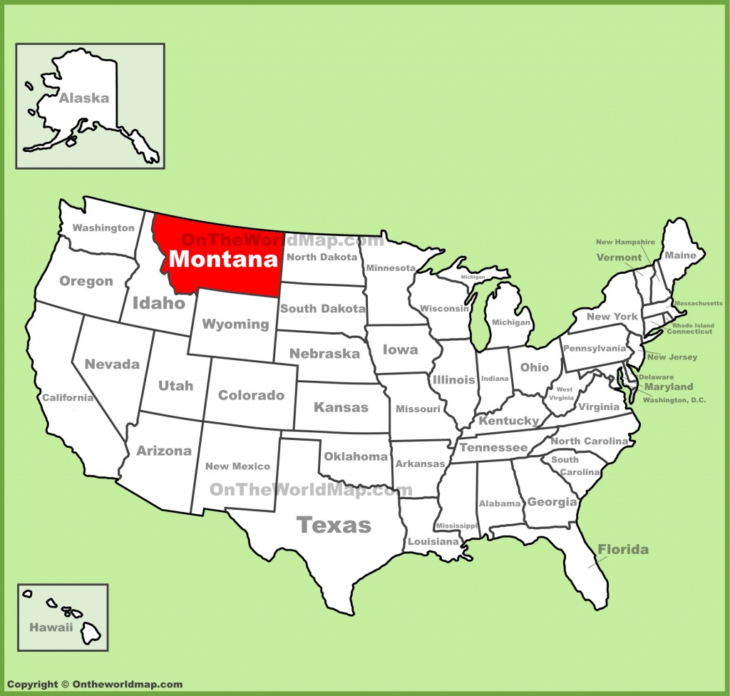 Montana State Maps | Usa | Maps Of Montana (Mt) - Printable Map Of Montana
