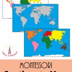 Montessori Continents Map | Montessori | Fle   Montessori World Map Printable