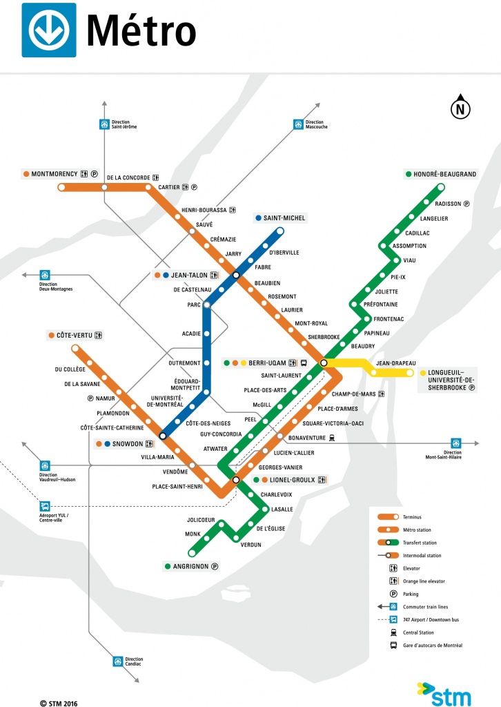 Montreal Metro Map - Montreal Metro Map Printable