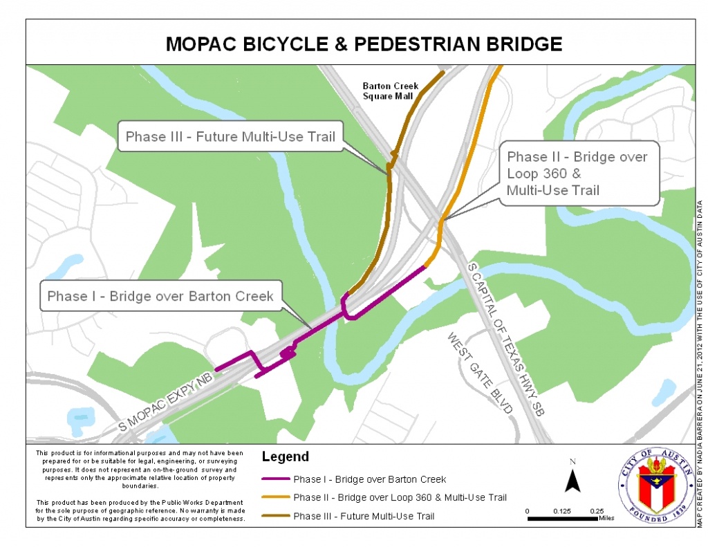 Mopac Mobility Bridges | Austintexas.gov - The Official Website Of - Austin Texas Bike Map