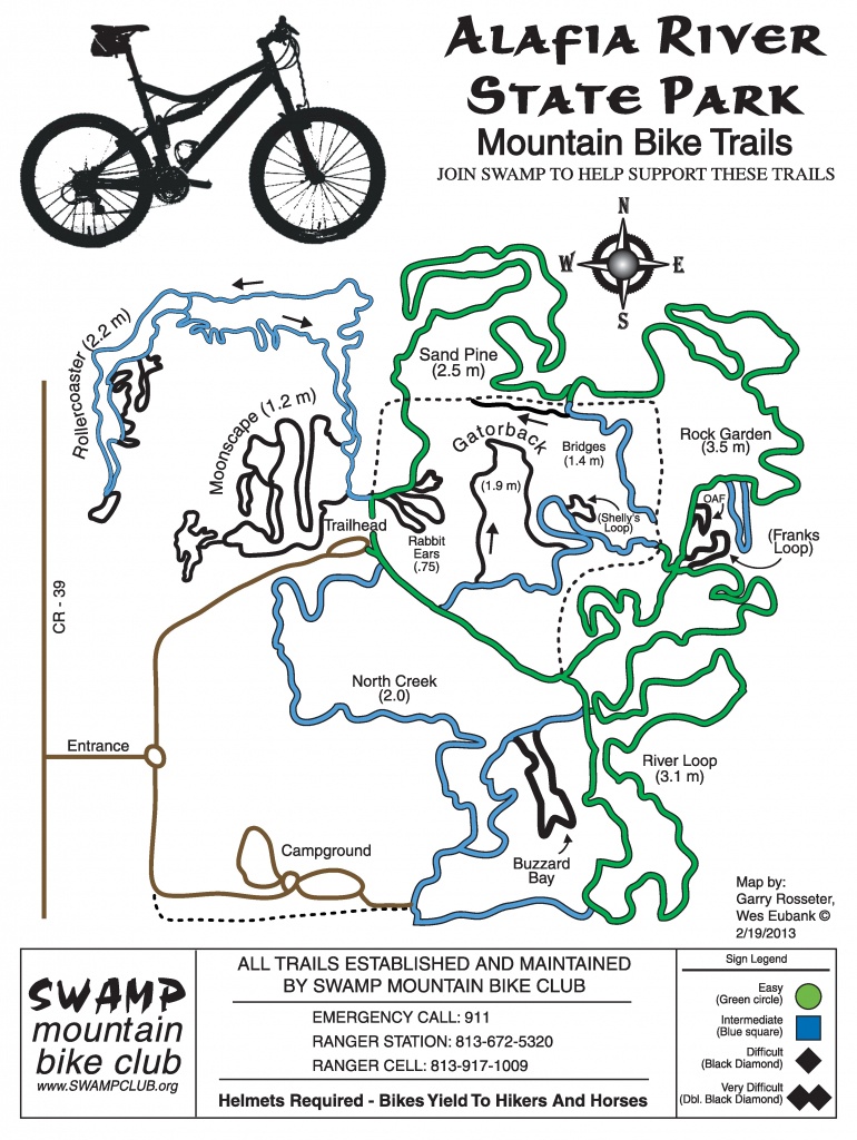 Mountain Biking In Florida | The Trail Mayor - Florida Mountain Bike Trails Map